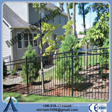 Hot China Products Wholesale heat treated metal frame coated steel fence